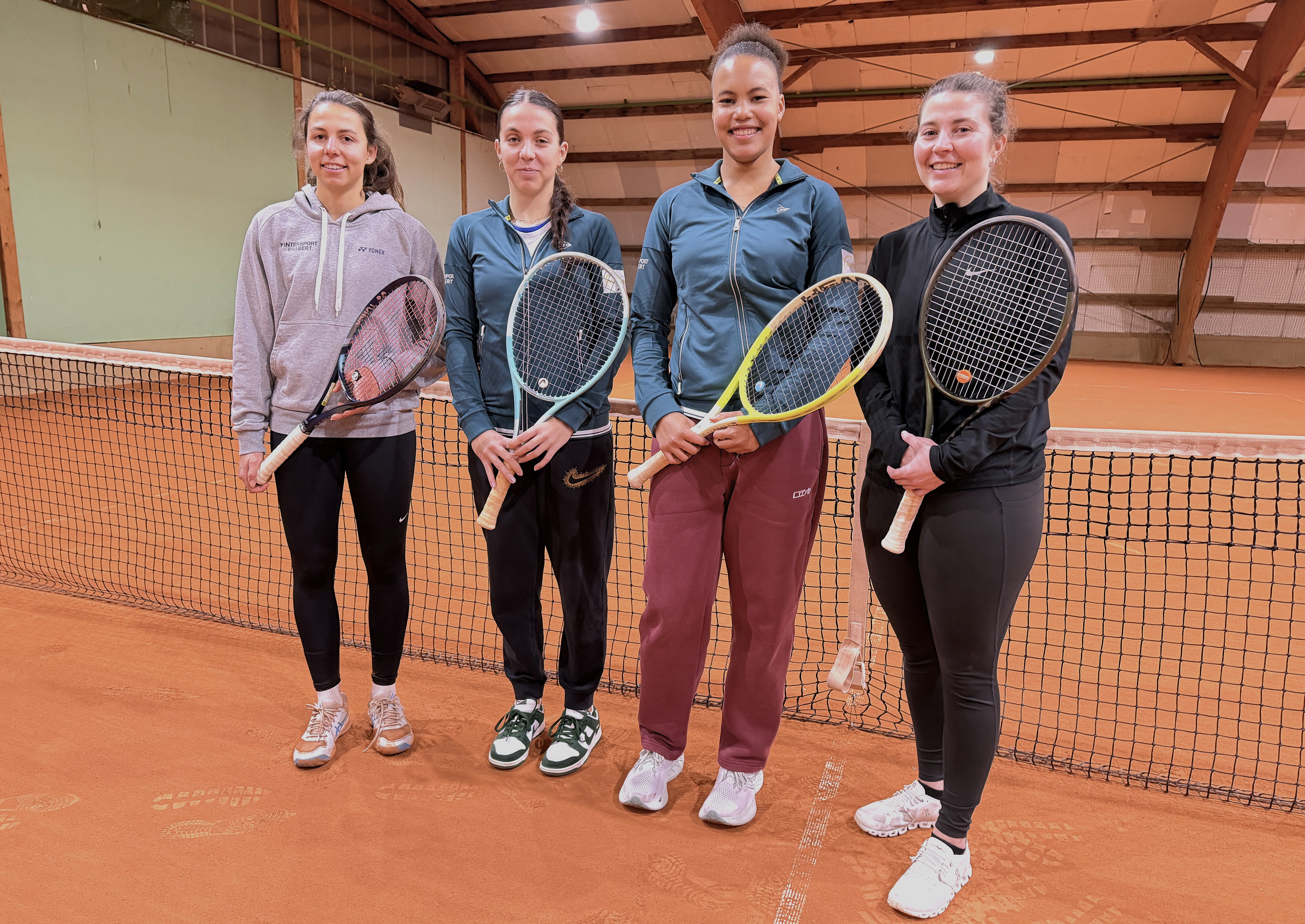 Lorena Schädel, Kim Gysin, Jana Nolte und Rosi Willig-Bareuther